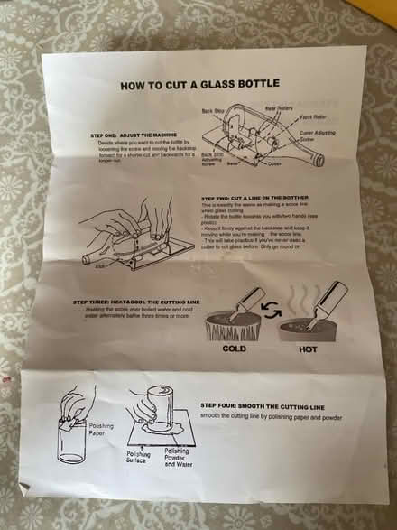 Photo of free Glass bottle cutter (West Hill TN34) #2