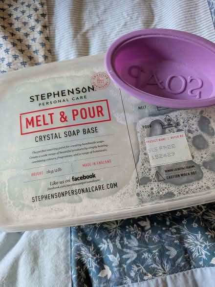 Photo of free Soap making - Melt & pour soap base and mold (Cloughton YO13) #1