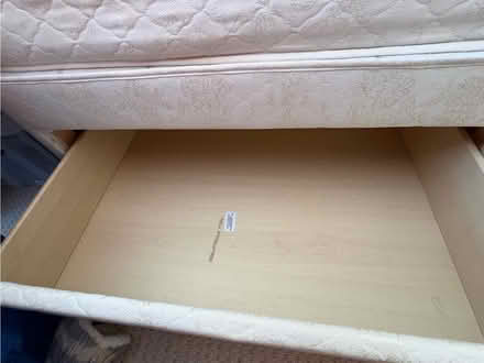 Photo of free Cream divan double bed (Hextable BR8) #2