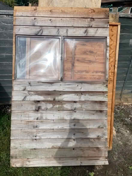 Photo of free Shed panel with windows (Hardwicke Green GL2) #2