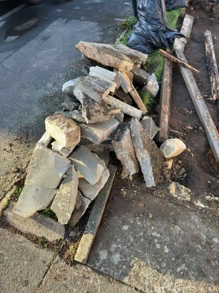 Photo of free Broken paving slabs and concrete (Knaresborough HG5) #1