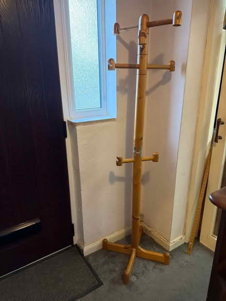 Photo of free Free-standing wooden coat stand (Enfield EN1) #1