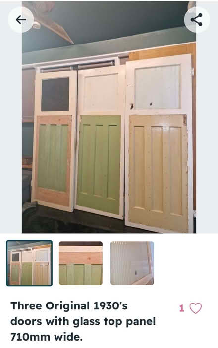 Photo of free 1930's door (Great Baddow CM2) #1