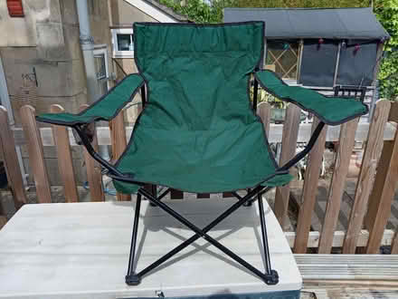 Photo of free canvas folding garden chairs. (Twerton) #1