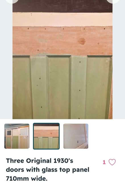 Photo of free 1930's door (Great Baddow CM2) #2
