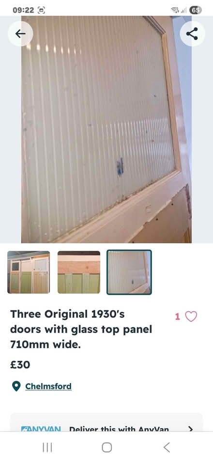 Photo of free 1930's door (Great Baddow CM2) #3