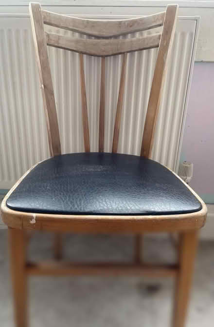 Photo of free Vintage Chair with Padded Seat (Clapham Junction SW11) #1