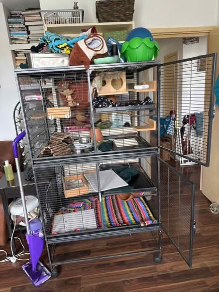 Photo of free Chinchilla pet cage & accessories (Hanworth TW13) #2
