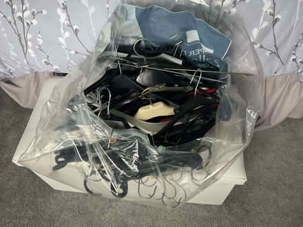 Photo of free Bag of coat hangers (Woodley SK6) #1