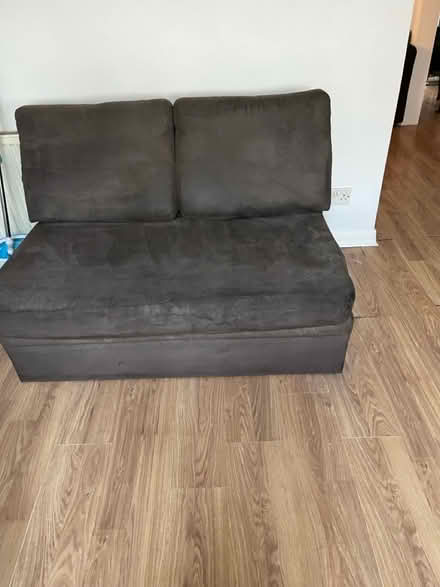 Photo of free John Lewis Brown sofa bed (Morden SM4) #1
