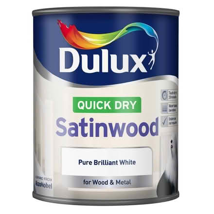 Photo of Satinwood white paint (Woodstock OX20) #1