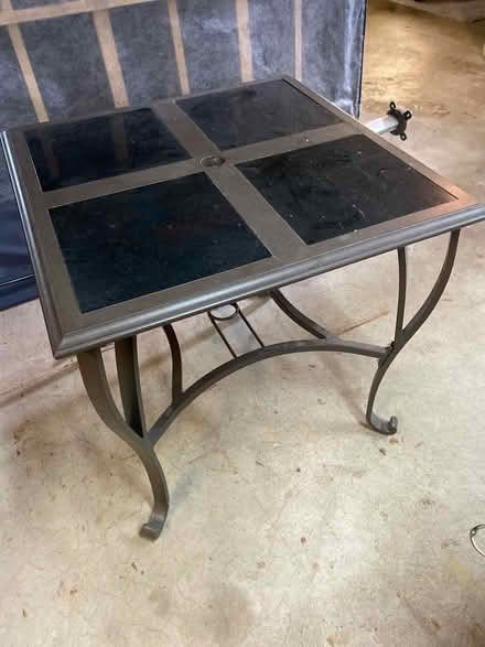 Photo of free Tiled square patio table (Skokie) #1