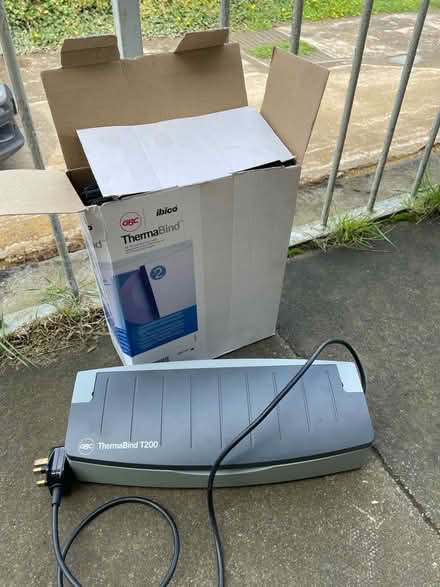 Photo of free Thermal binder and box of A4 bindings (Within Fields HX3) #1