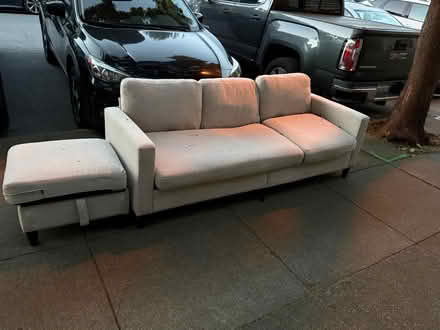 Photo of free sofa & ottoman @ 755 Waller (Lower Haight) #3