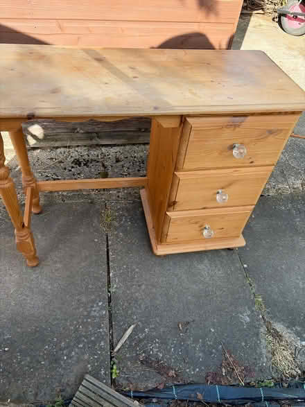 Photo of free Pine Desk/dressing table (Dagnall HP4) #1