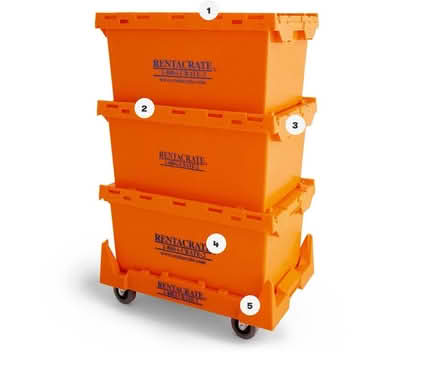 Photo of Plastic closable bins for moving (Kensington Brooklyn) #2