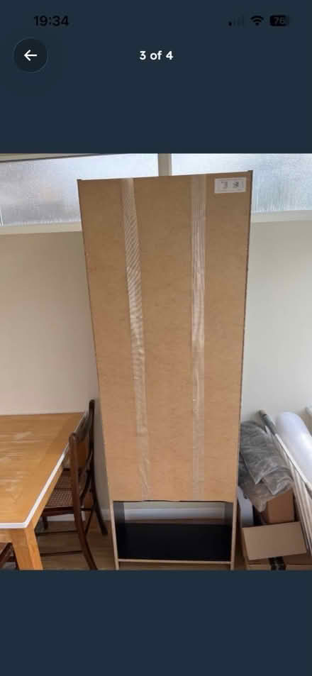 Photo of free IKEA bookcase in black (Rainworth NG21) #3