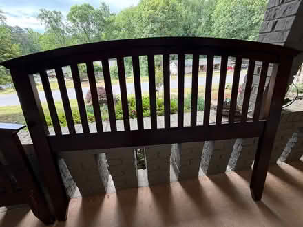 Photo of free wooden queen bed frame (Tucker, Georgia) #2