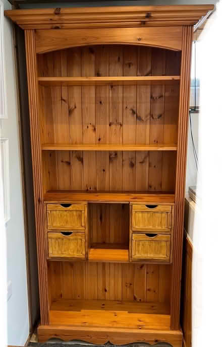 Photo of free Large Wood Bookcase (Titchfield Common PO14) #1