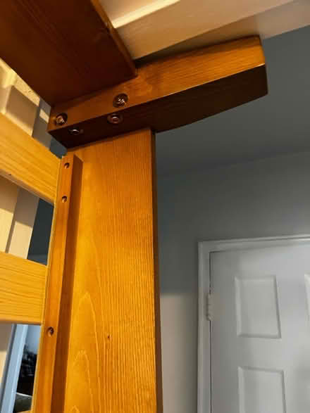 Photo of free Queen-size bedframe (Greensboro) #3