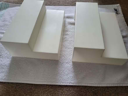 Photo of free Two tier white kitchen shelf organisers (Warden Hill GL51) #1