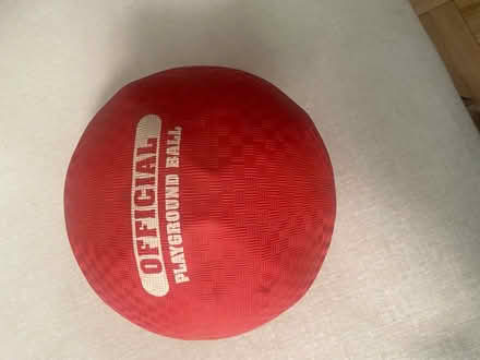 Photo of free Red dodge ball (Crumble cookie on w74th) #2