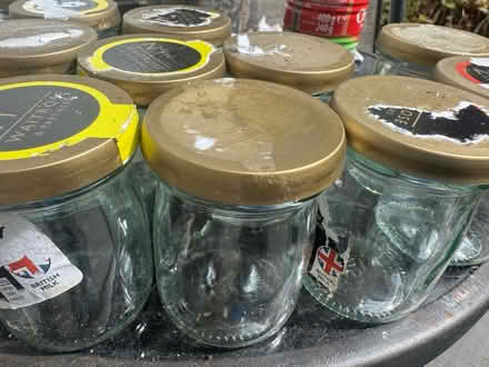 Photo of free 15 matching small jars with lids (Elephant and Castle) #2