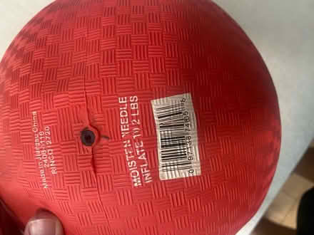 Photo of free Red dodge ball (Crumble cookie on w74th) #1