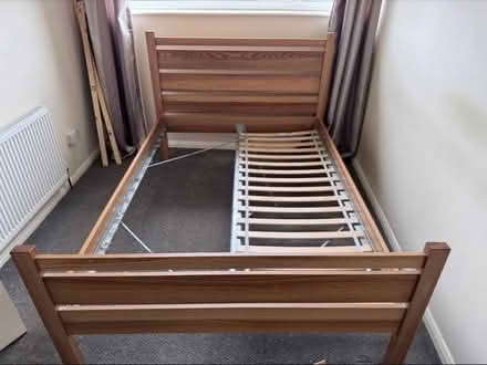 Photo of free IKEA double bed (gobowen) #1