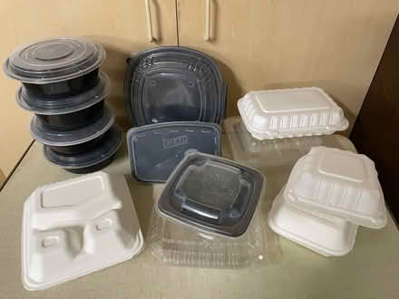 Photo of free Clean Take out containers (85/Saratoga Ave) #1