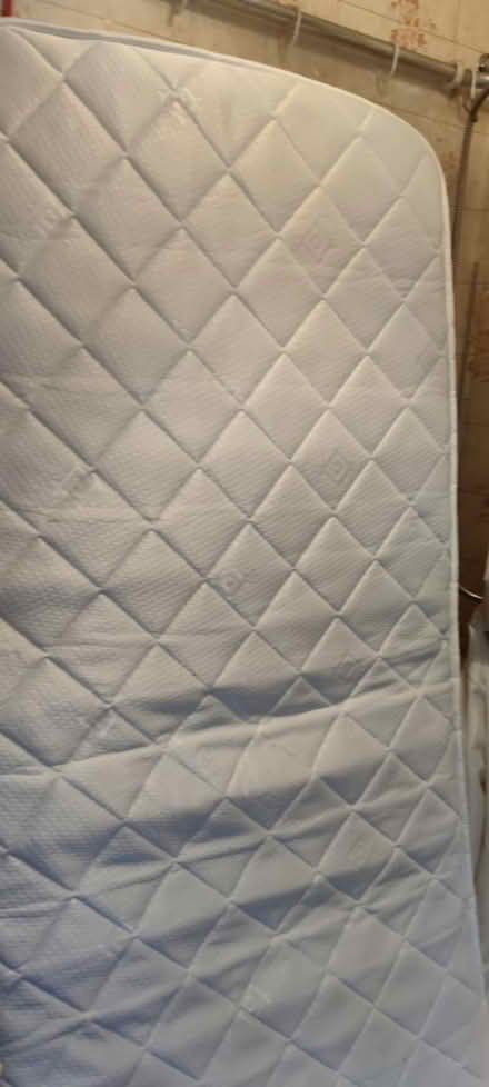 Photo of free Pine bed frame and mattress Hanley (Hanley St1 5jb) #1