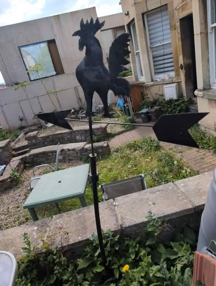 Photo of free handmade steel garden weathervane (Montpelier BS6) #1