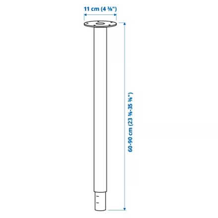 Photo of free Adjustable height table/desk legs (Bathurst and Eglinton) #1