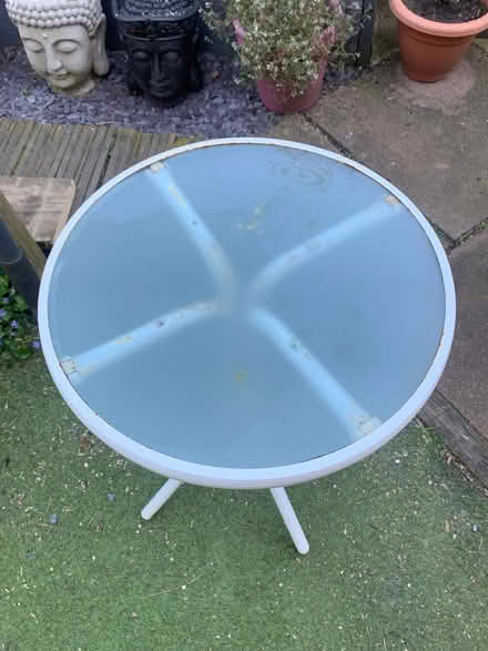 Photo of free Glass top garden table (Penrith CA11) #3