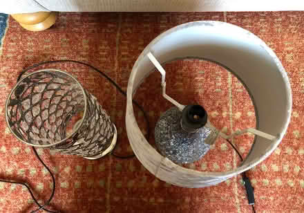 Photo of free two silver lamps screw bulbs (L17 Aigburth) #3