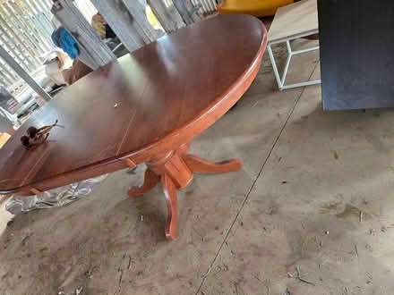 Photo of free Solid Table and x4 Chairs (Mitchelton, Qld) #1