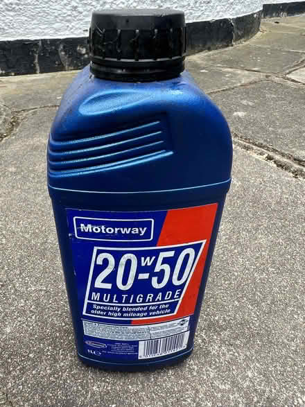 Photo of free 1 litre of 20/50 engine oil (Ruislip UB10) #1