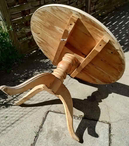 Photo of free Round Wooden Table (Polwarth EH11) #2