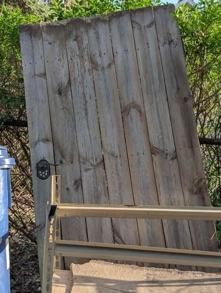 Photo of free Wood gate door (Downtown Oak Park) #2