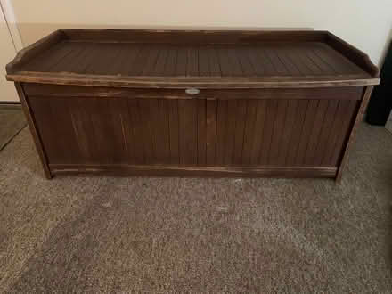 Photo of free Big trunk w/cushion (San Anselmo near Andronico’s) #3