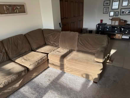 Photo of free Pit couch and ottoman (By WJHS) #3