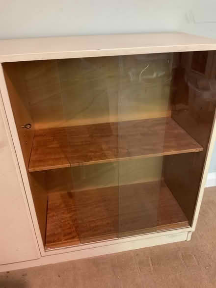Photo of free Half glass fronted storage cabinet (St. Albans AL1) #3