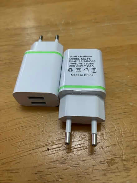 Photo of free 2 EU 2-Pin Dual USB Travel Adapters (Welwyn Garden City AL7) #1