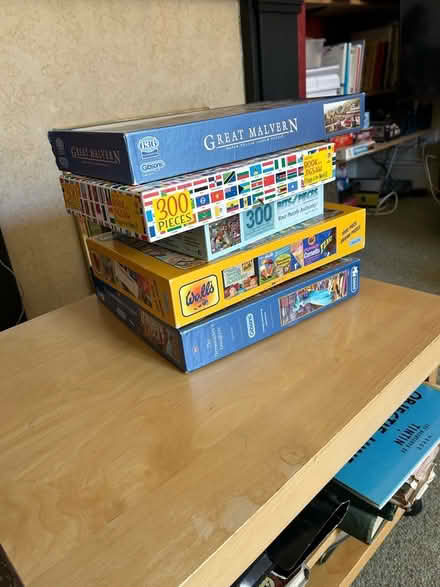 Photo of free 5 x jigsaws (Malvern Link WR14) #1