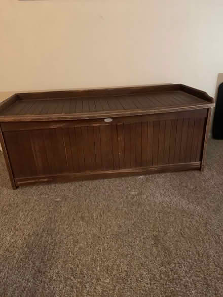 Photo of free Big trunk w/cushion (San Anselmo near Andronico’s) #2