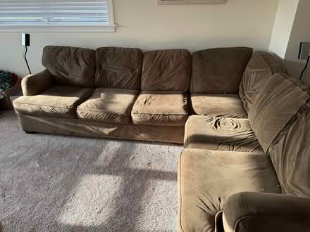 Photo of free Pit couch and ottoman (By WJHS) #4