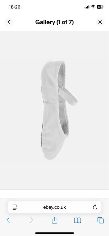Photo of white ballet shoes (High Wycombe HP13) #1