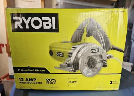 Photo of free Ryobi 4" Handheld Tile Saw (El Cajon) #2