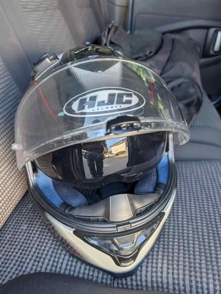 Photo of free HJC motorcycle helmet large (BD10 Eccleshill) #2
