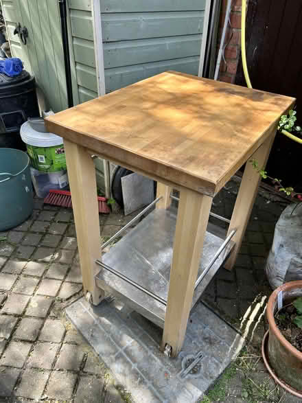 Photo of free Chopping block trolley (Long Melford CO10) #1